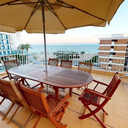 Atico Con Vista Mar. 50 M De La Playa - Casa Nova 13 Apartment Roses